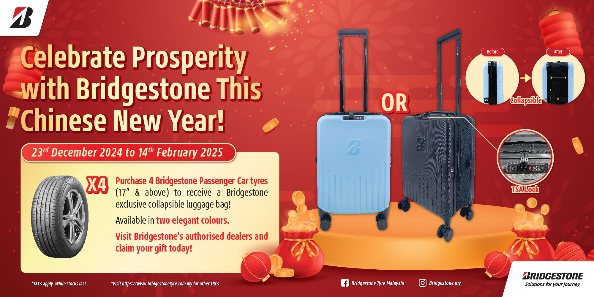 Celebare Prosperity with Bridgestone Promotion 2025